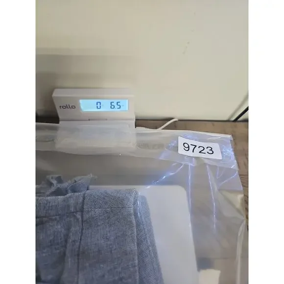 Loft Shorts Womens 4 Gray Ruffled Trim Pockets Side Zip - Picture 7 of 7